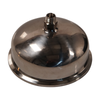 6" Spray Ball Cap with MNPT Inner | Compression Outer
