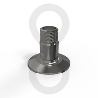 Flat End Caps w/ 1/2" MNPT