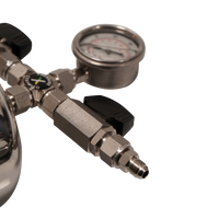 6" Top Cap with Compression fittings - Assembled