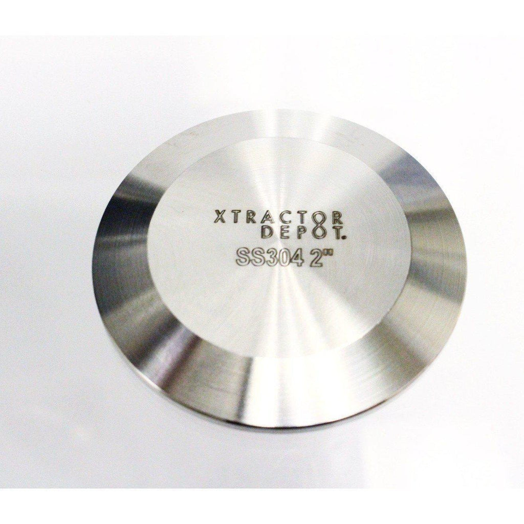 Stainless Steel Flat End Caps Pitting Fittings Xtractor Depot