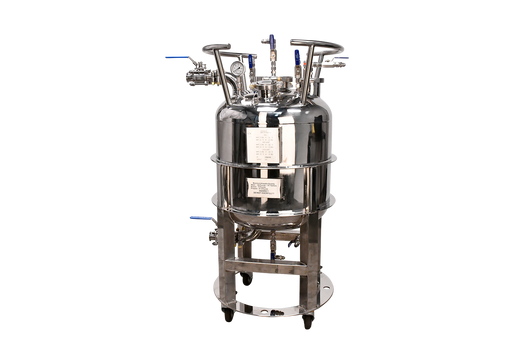 156lb ASME Double-Jacketed Solvent Tank or Collection Vessel | V1 | Assembled