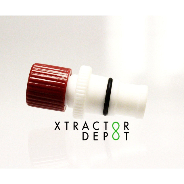 Adapter, Teflon, 1/4″ O.D. Thermocoupler, Fits a 14/20 Joint - Xtractor Depot