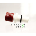 Adapter, Teflon, 1/4″ O.D. Thermocoupler, Fits a 14/20 Joint - Xtractor Depot