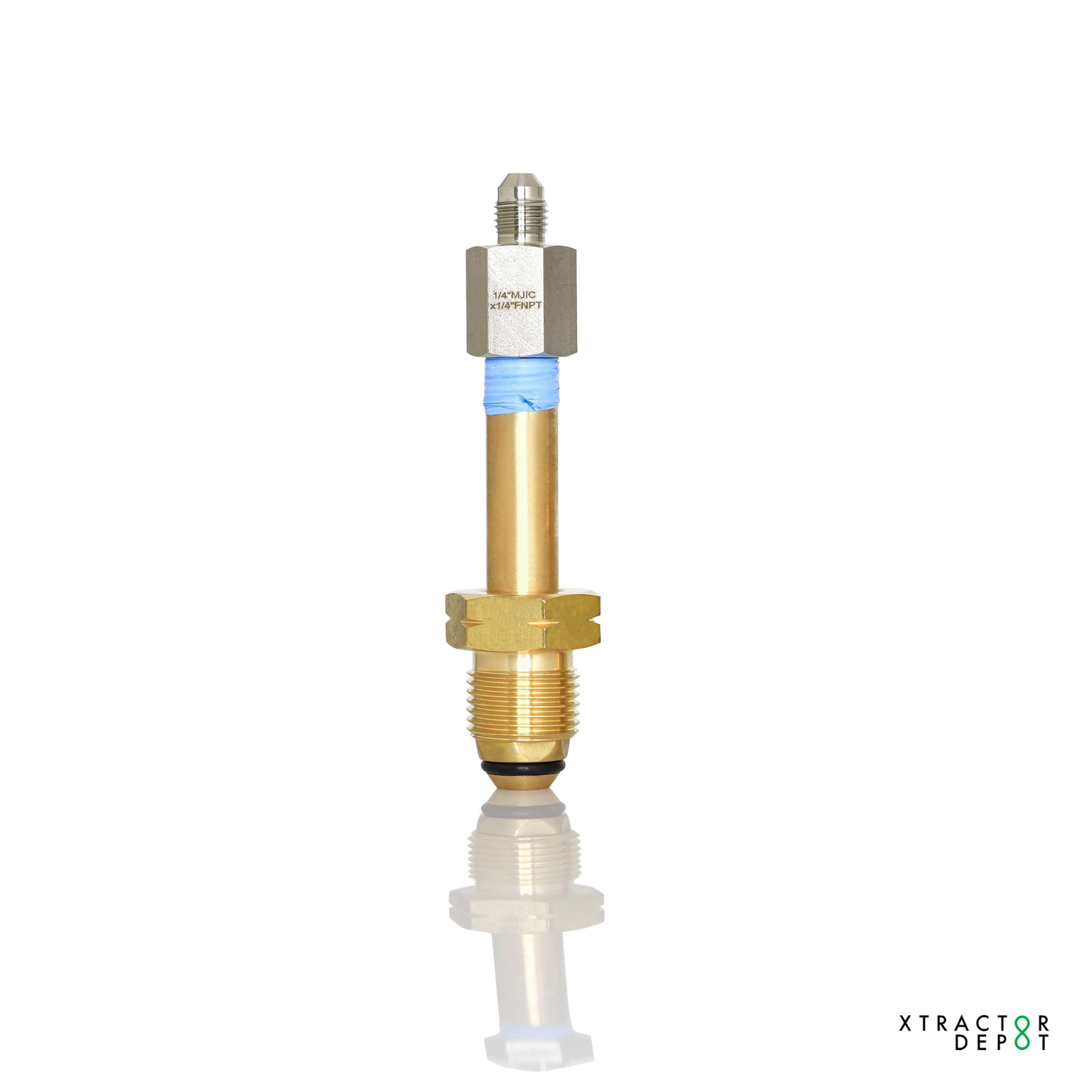 Assembled CGA 510 Inlet Nut and Swivel - Xtractor Depot
