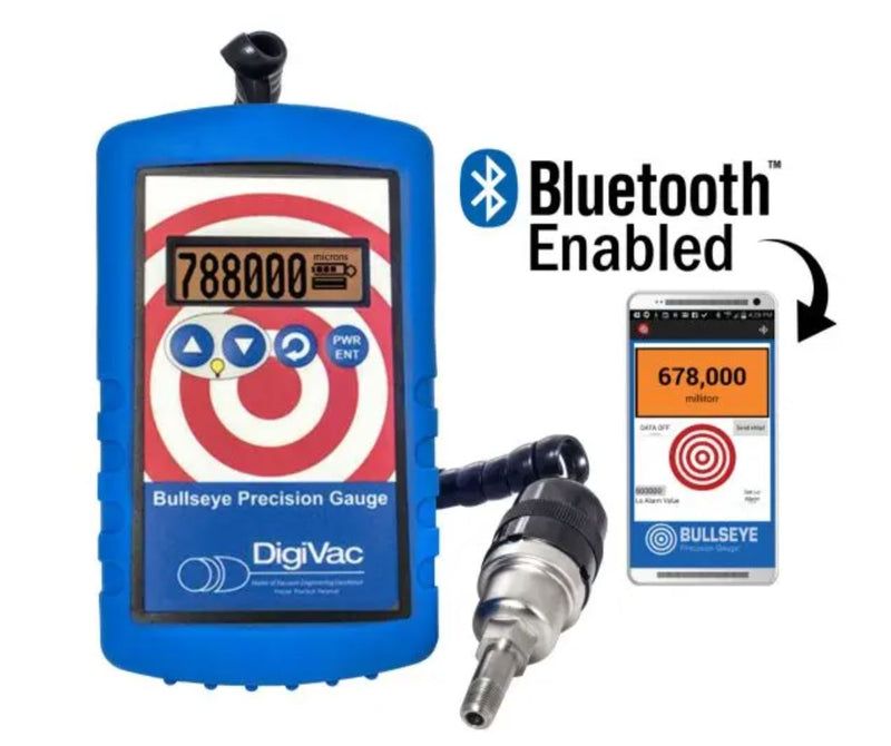 Bluetooth Bullseye Precision Digital Vacuum Gauge | KF25