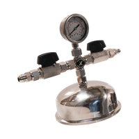 6" Top Cap with Compression fittings - Assembled