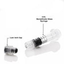 1mL Glass Syringe Applicator Luer Lock w/ Measurements