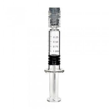 Kopperko Borosilicate Glass Syringe with Needle, Luer Lock 1ml Syringe for Pets - 100 Pack, Size: 1 mL, Clear