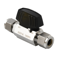 1/2" Compression Ball Valve | Compression x Compression | ½” x ½”