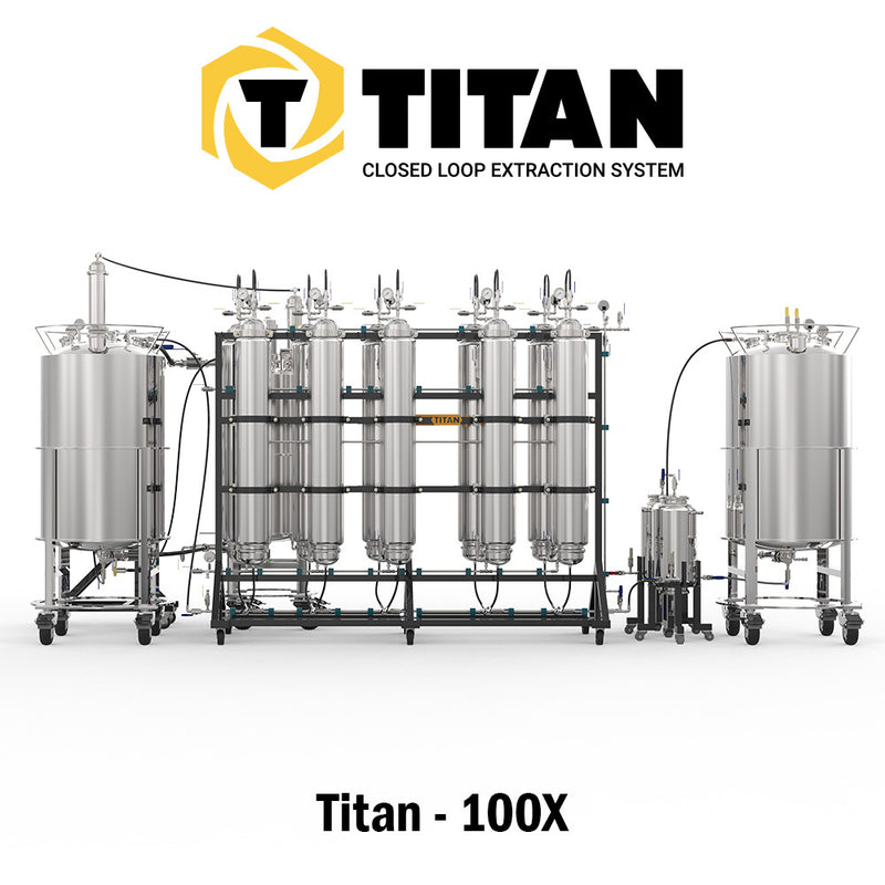 Titan X Series 100lb Closed Loop Extraction System T100X-DDD-B