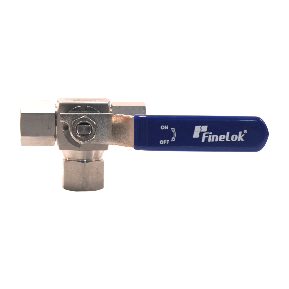 Xtractor Depot - Finelok Three Way Ball Valve Ball Valves Finelok