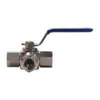 Finelok Three-Way Ball Valve