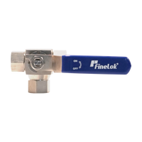 Finelok Three-Way Ball Valve