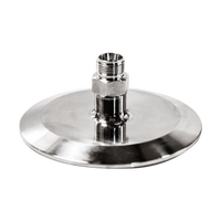 Flat End Cap with 1/2" Compression
