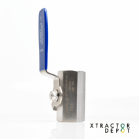 FNPT Ball Valve Super-Lok SS316 - Xtractor Depot