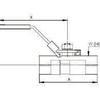Diagram of Ham-Let Ball Valve assembly
