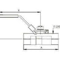 Diagram of Ham-Let Ball Valve assembly