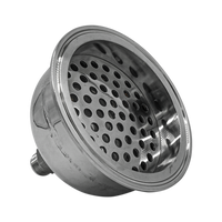 Hemispherical End Cap with 1/2" Compression & Filter Plate