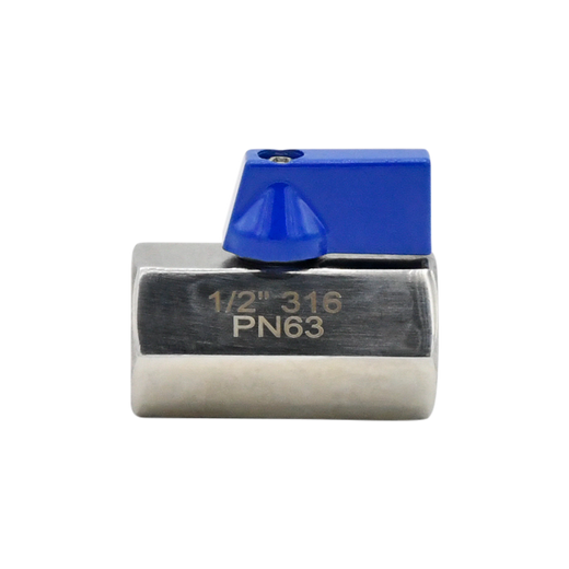 Mini Ball Valve - 1/2" FNPT X FNPT SS316