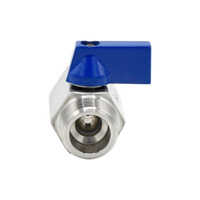 Mini Ball Valve - 1/2" MNPT X FNPT SS316