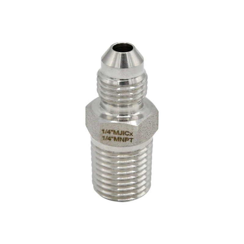 1/4" MJIC X 1/4" MNPT Fitting sold individually at Xtractor Depot