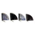 Set of Four Stainless Steel Brackets for Oven Shelf - Xtractor Depot
